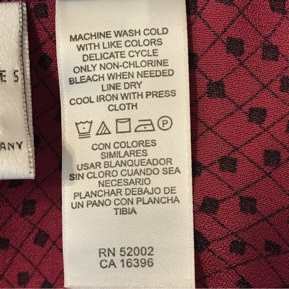 Emma James by Liz Clairborne Semi Sheer Button Up Blouse - Picture 8 of 8